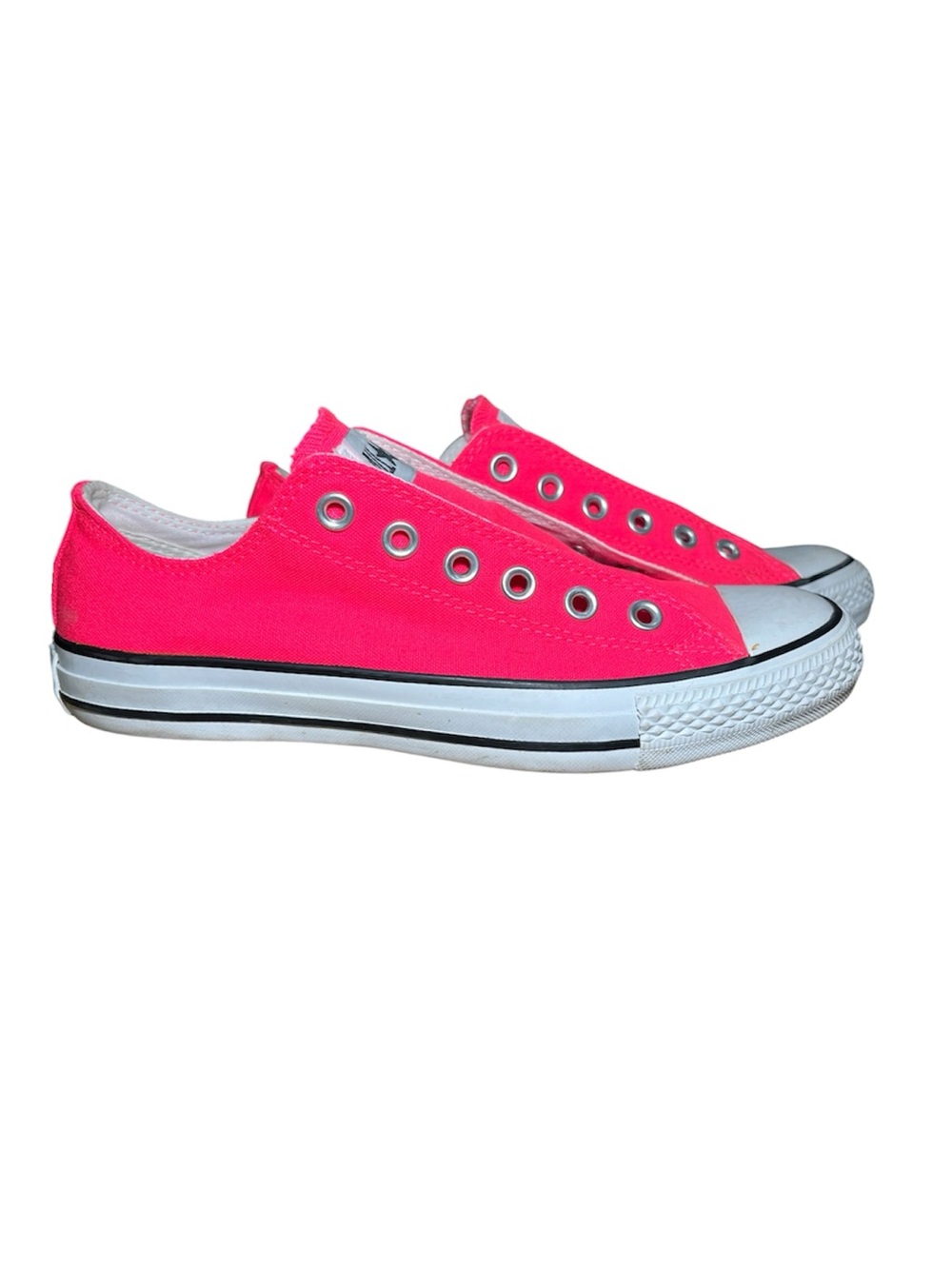 Converse Hot Pink Low Top Sneakers